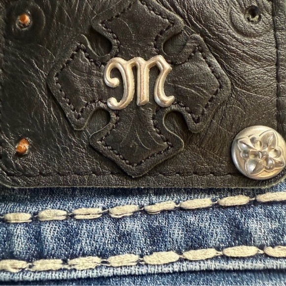 💃✨ MISS ME Straight Leg Jeans 💎🔥 Size 27 - Picture 6 of 13